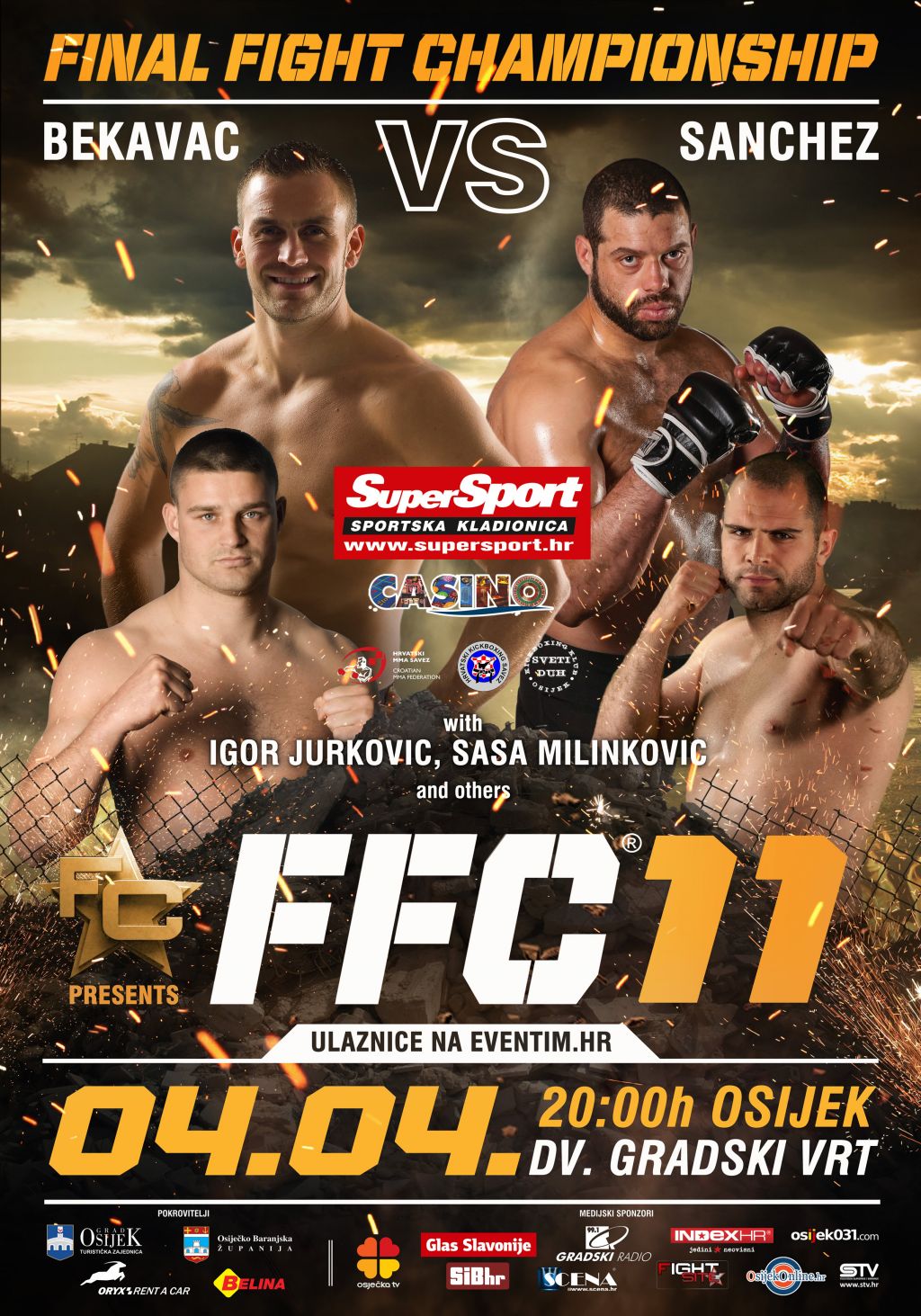 Igor Jurkovic to headline FFC 11 in Osijek!