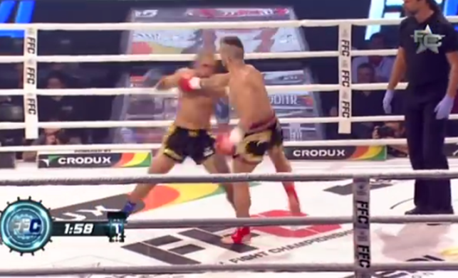 KO of the day: First FFC champion lands epic high kick and KO&rsquo;s his opponent! (VIDEO)