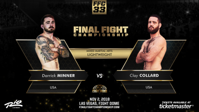 FFC 33 Co-Main Event Features Former UFC Fighter Nov. 2