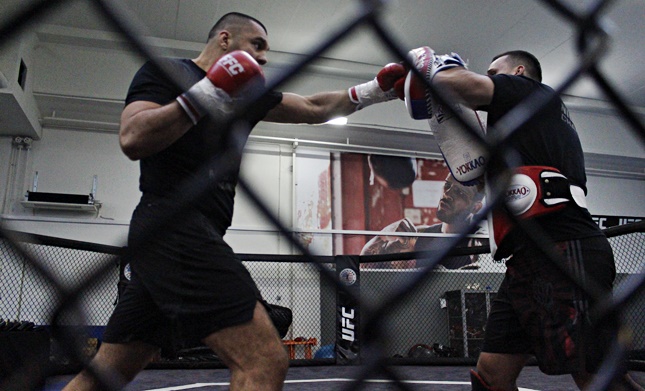 Brutal FFC 27 open workouts: Brestovac’s coach pays with a tooth