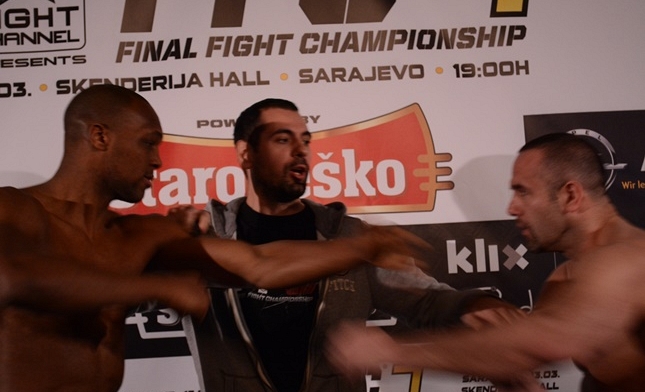 FFC 7 Weigh Ins: Poturak and Munoz Pushing and Shoving!