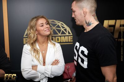 Paige VanZant Supports Husband at FFC 32